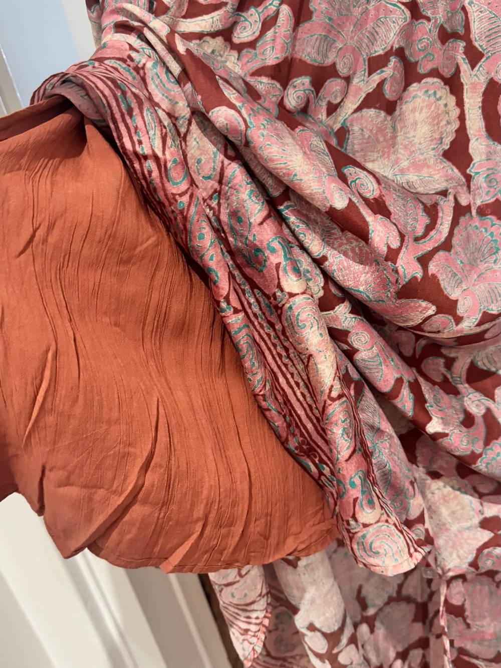 ba&sh Imany silk maxi dress size 3 large - Picture 5 of 7